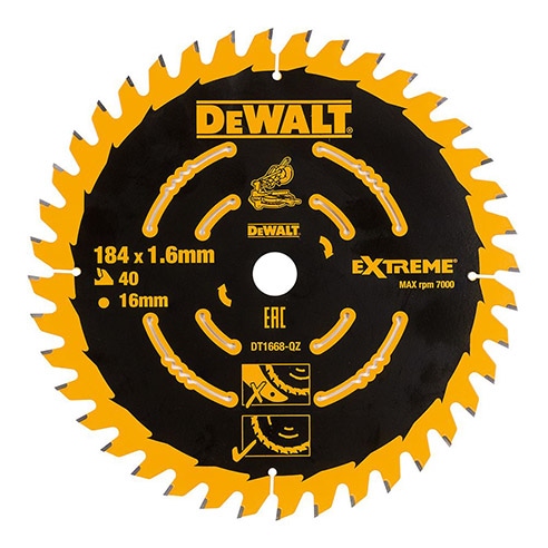 Precuision Trim Mitre saw Blade 184 x 16 x 40T