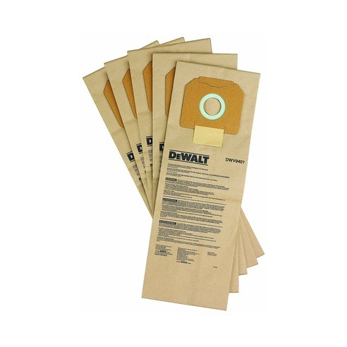 Paper Dust Bag for DWV902 5 Pack